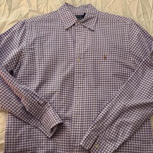 Polo Ralph Lauren Purple Checkered Button Down Shirt